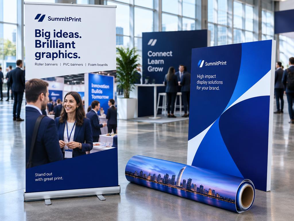 Printed banners and displays example