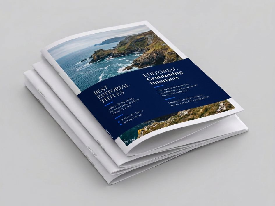 Printed stapled booklets example