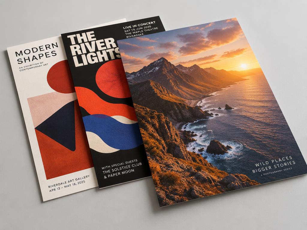 Printed posters example