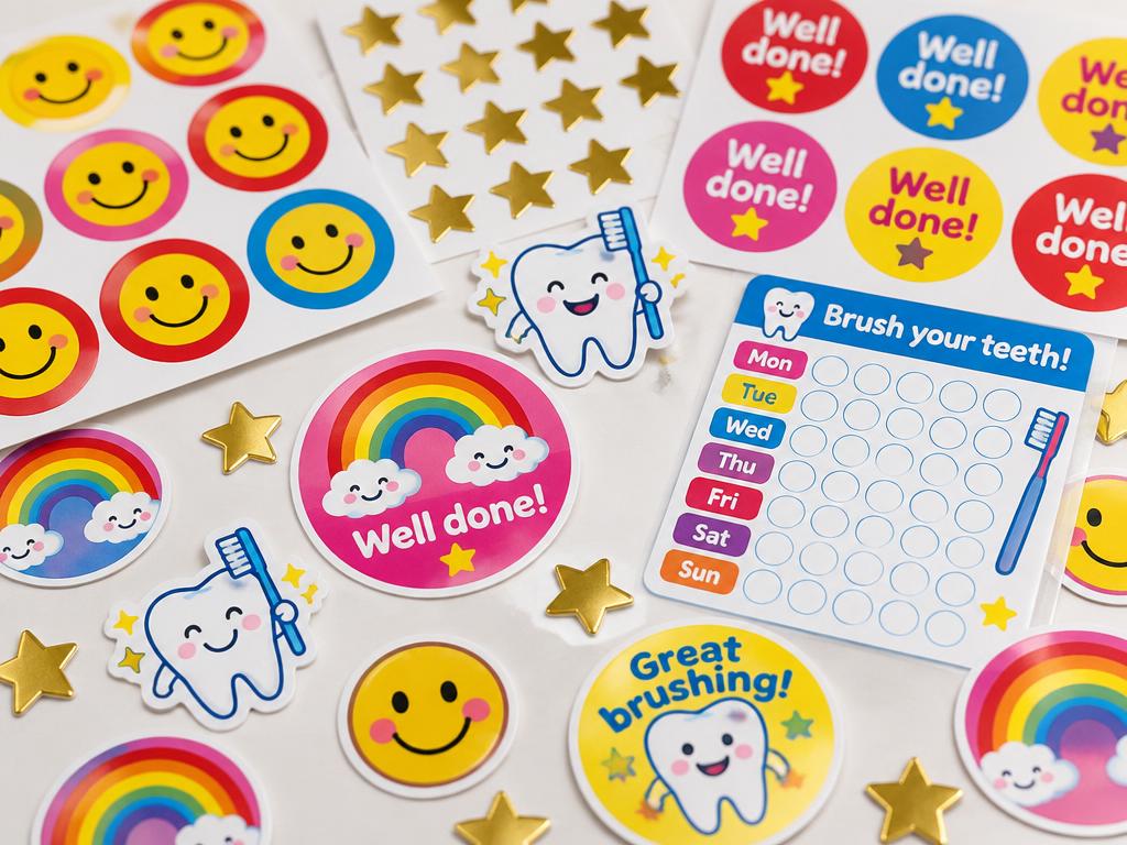 Printed stickers and labels example
